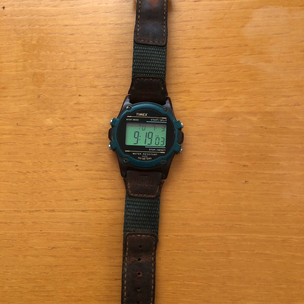 Timex Green Digital Watch